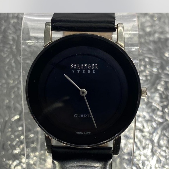 Berenger Steel Black Quartz Watch - Picture 3 of 7